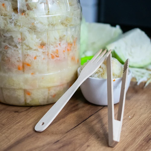 Furculiță din lemn pentru varză 25 cm - 4