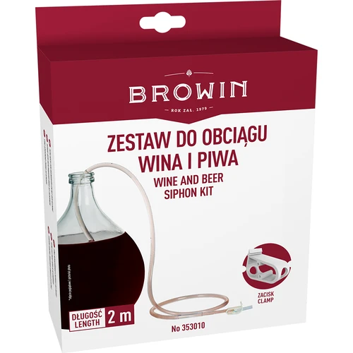 Furtun pentru decantare vin cu clemă - 2