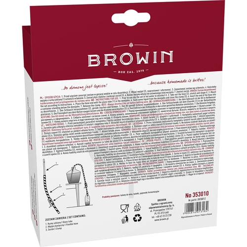 Furtun pentru decantare vin cu clemă - 3