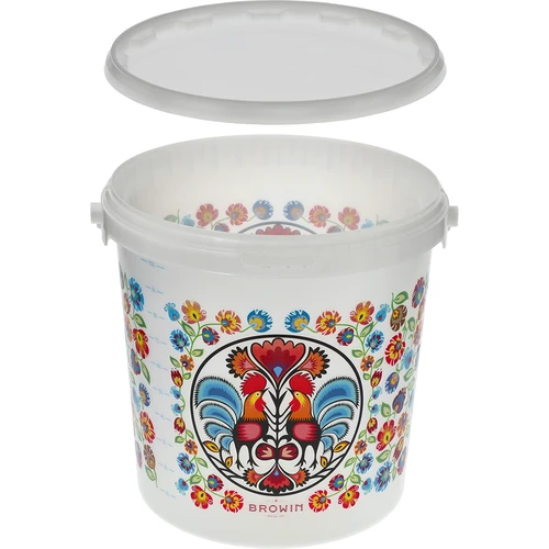 Găleată alimentară GWIOZDA - cu capac, 10 L - 5