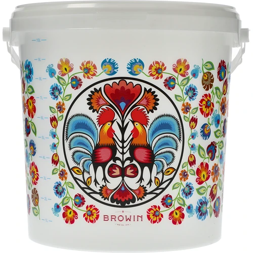 Găleată alimentară GWIOZDA - cu capac, 10 L - 2