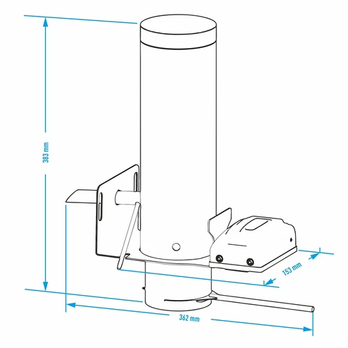 Generator de fum dragON JET 2 cu cenușar și pompă - 8