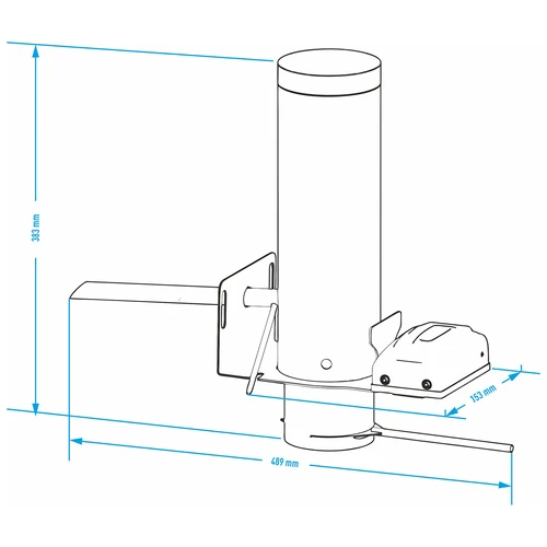 Generator de fum dragON JET 2 LONG cu cenușar - 10