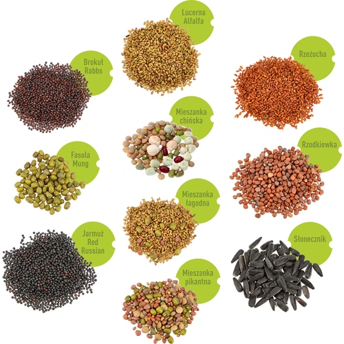 Germinator pe mai multe niveluri Niezłe Ziółko + 10 pachete de semințe - 3