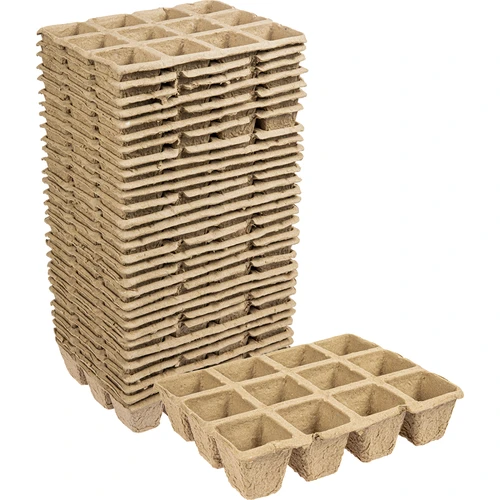 Ghivece de hârtie 4,5x5x4,5 cm, 30 buc.