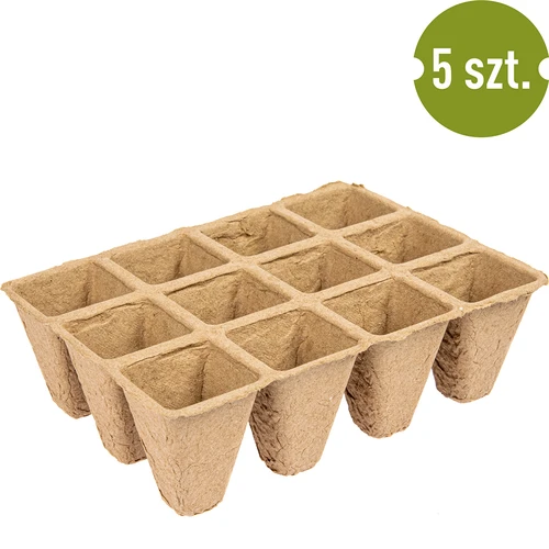 Ghivece de hârtie 4 x 4 x 4,5, set de 5 buc. - 3