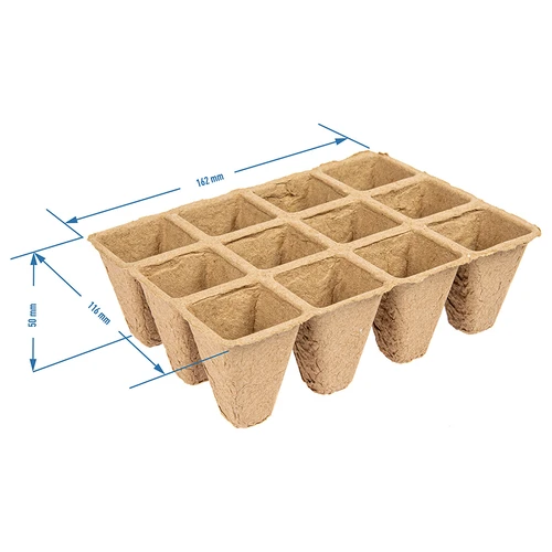 Ghivece de hârtie 4 x 4 x 4,5, set de 5 buc. - 4