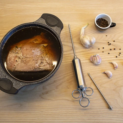 Injectoare din oțel inoxidabil 60 ml + 2 ace - 13