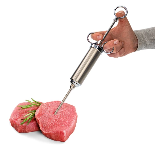 Injectoare din oțel inoxidabil 60 ml + 2 ace - 8