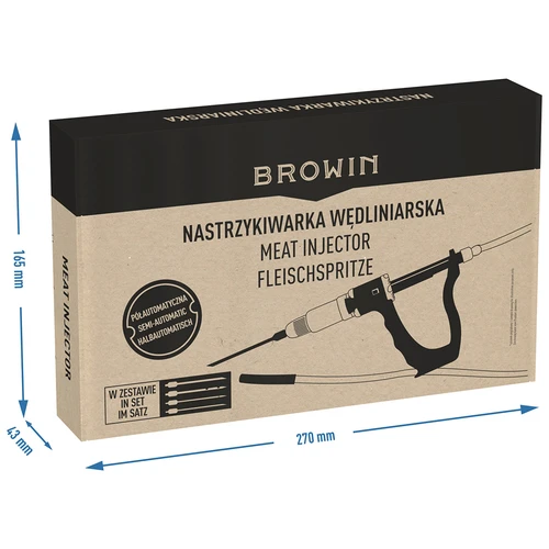 Injectoare mezelărie semi-automată cu set de ace și furtun - 10