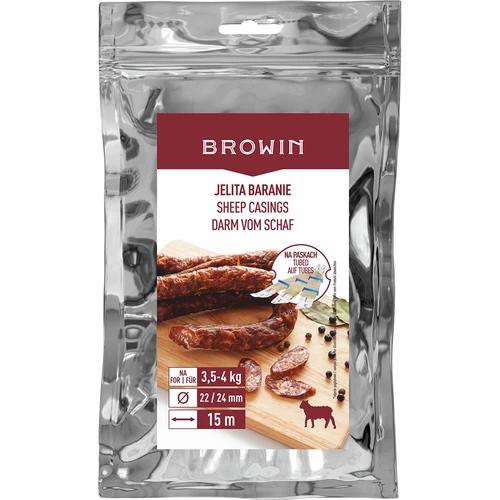 Intestine de oaie - fi 22/24 mm, pe benzi, 15 m