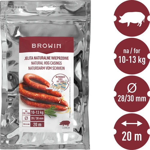 Intestine de porc pe benzi 28/30, 20m - 3