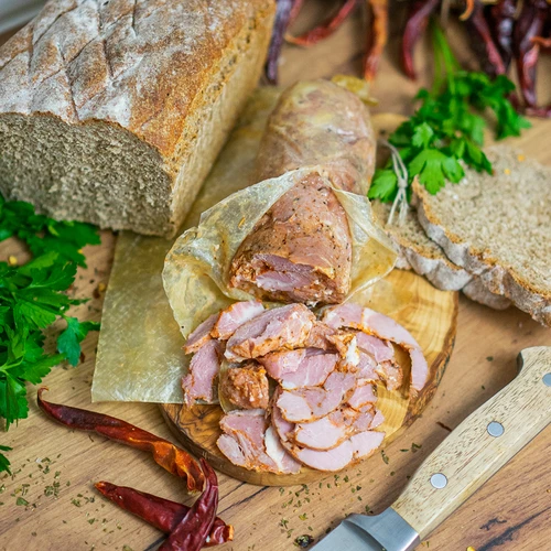 Intestine de porc uscate calibru 65 mm, 30 cm - 4 buc. - 8