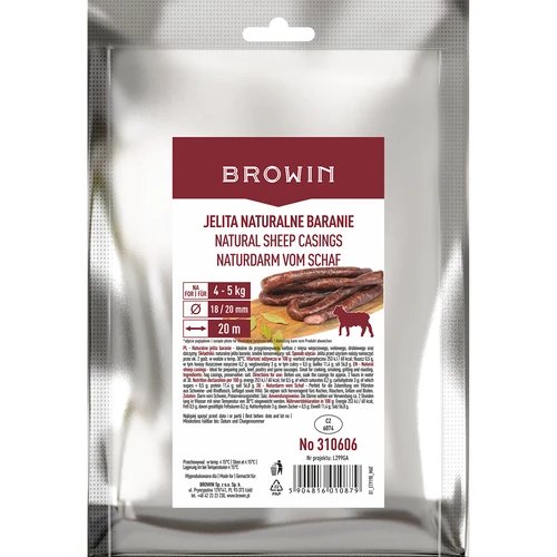 Intestine naturale de oaie cal. 18/20 mm, 20 m