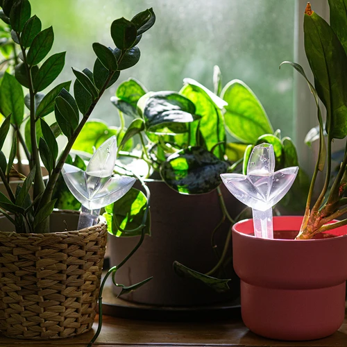 Irigator pentru plante – frunză transparentă, 120 ml - 9