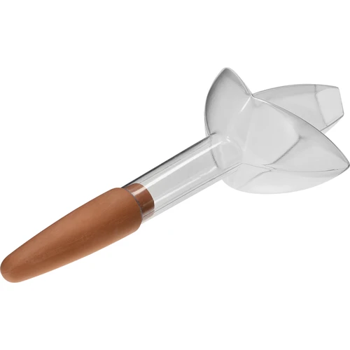 Irigator pentru plante – frunză transparentă cu picior ceramic, 120 ml - 3