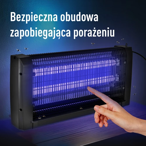 Lampă insecticidă UVA 20 W, neagră - 7
