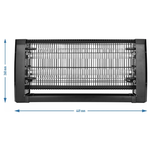 Lampă insecticidă UVA 20 W, neagră - 4