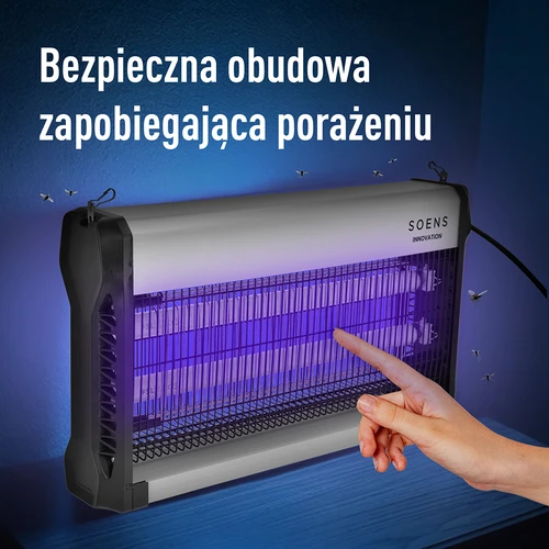 Lampă insecticidă UVA 40 W, argintie - 7