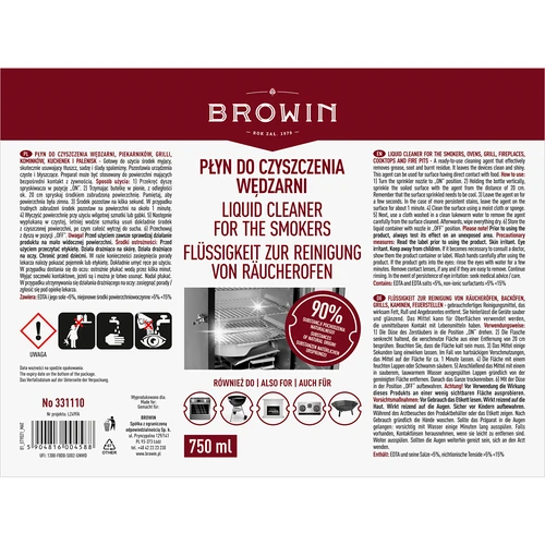 Lichid de curățare pentru afumători, cuptoare, grătare, aragaze, vetre - 6