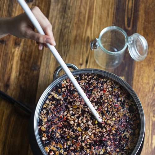 Lingură din plastic albă 70cm - 4