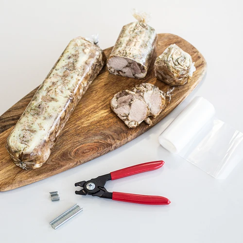 Membrană poliamidă pentru mezeluri 8m-fi73mm, 100°C - 4