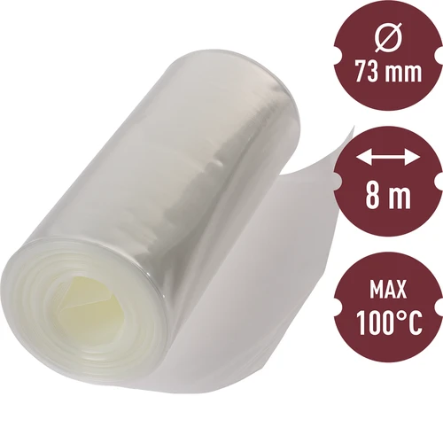 Membrană poliamidă pentru mezeluri 8m-fi73mm, 100°C - 2