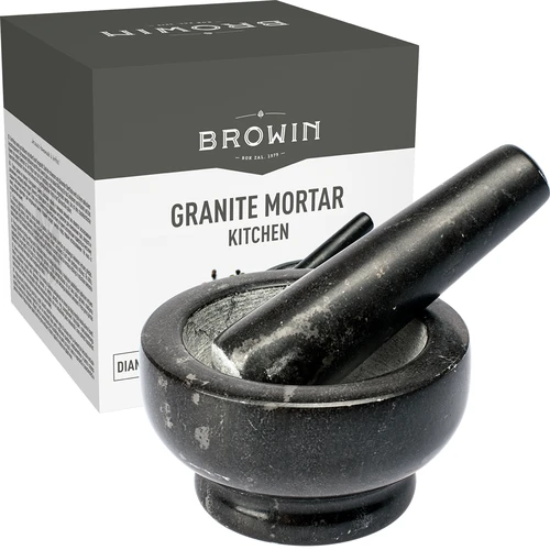 Mojar de bucătărie din granit - 10cm - 8