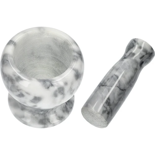 Mojar de bucătărie din marmură, gri, fi 10,5 cm - 6
