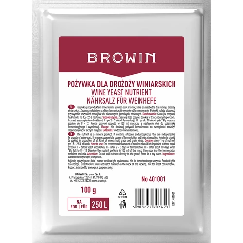 Nutrient pentru drojdii de vin, 100 g