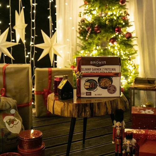 Oală din fontă cu tigaie, 3,5 L - 16