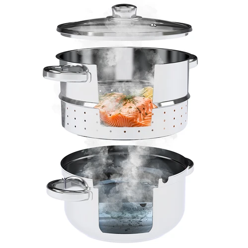 Oală pentru suc la abur din inox cu aburitor, 5 L - 7