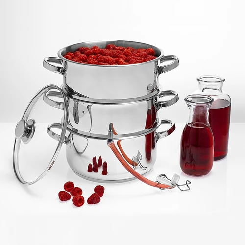 Oală pentru suc la abur din inox cu aburitor, 5 L - 11