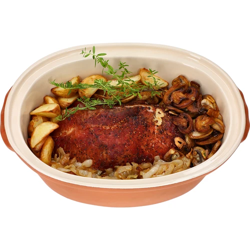 Oală romană glazurată 4,5 L (meandre) - 11