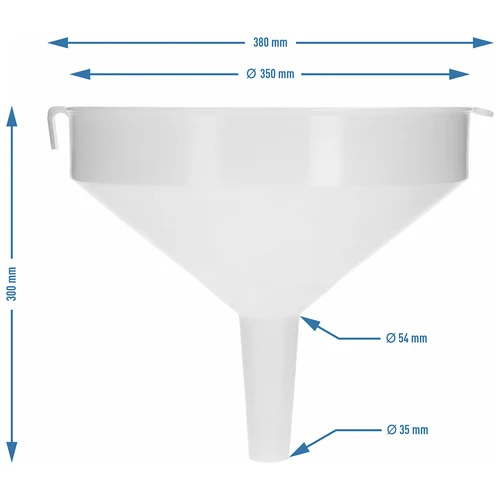 Pâlnie din plastic fi 35 cm - 5