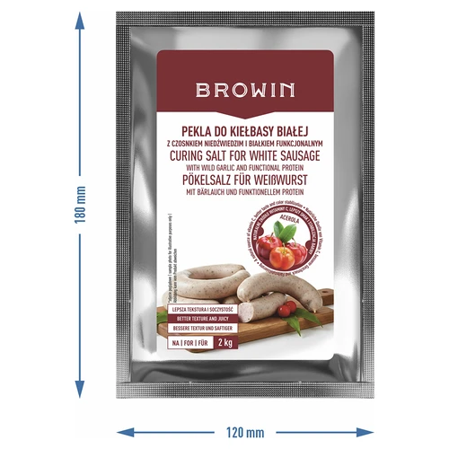 Pekla pentru cârnați albi, cu proteină funcțională și acerola, 66g - 4