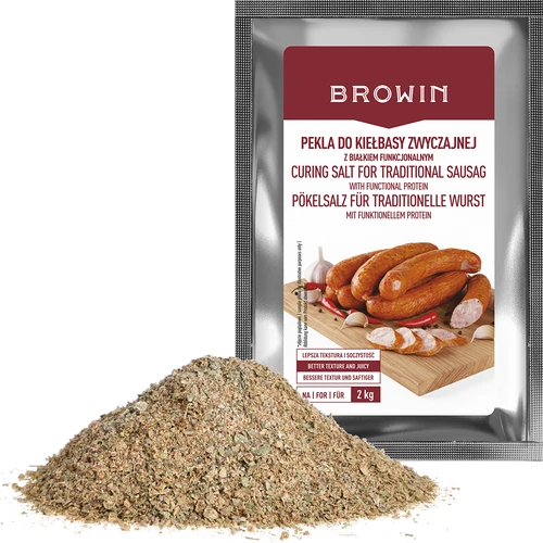 Peklosól - amestec pentru saramură pentru cârnați obișnuiți, cu proteină funcțională, 64g - 5