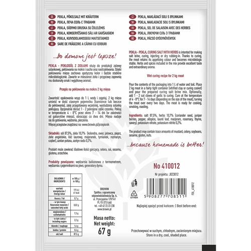 Peklosól cu ierburi "Pekla" - 70 g - 2