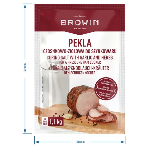 Peklosól Pekla cu usturoi și ierburi pentru șuncovar, 100 g - 5