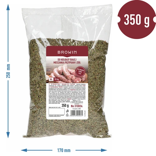 Pentru cârnați albi - amestec de condimente și ierburi, 350 g - 3