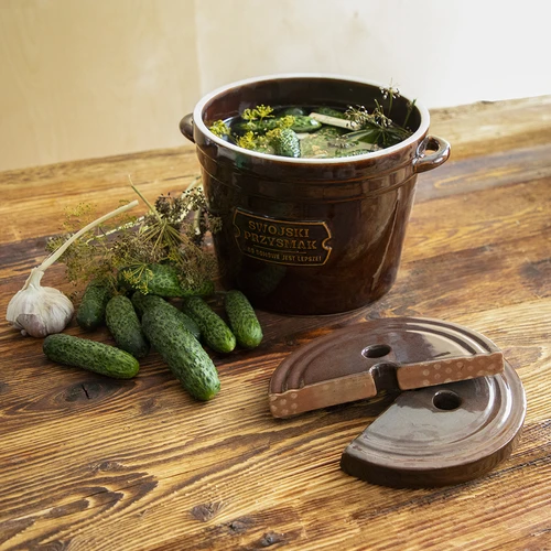 Piatră de presiune pentru butoaie, ceramică, fi 22 cm - 8