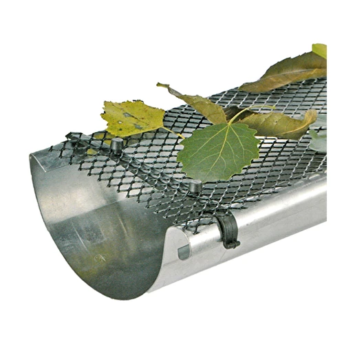 Plasă de protecție pentru jgheab 0,16x6m + 15 cleme - 2