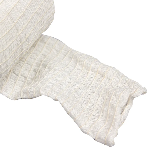 Plasă pentru mezeluri albă cu dimensiuni de 12,5 cm x 5 m, cu rezistență termică până la 220°C - 2