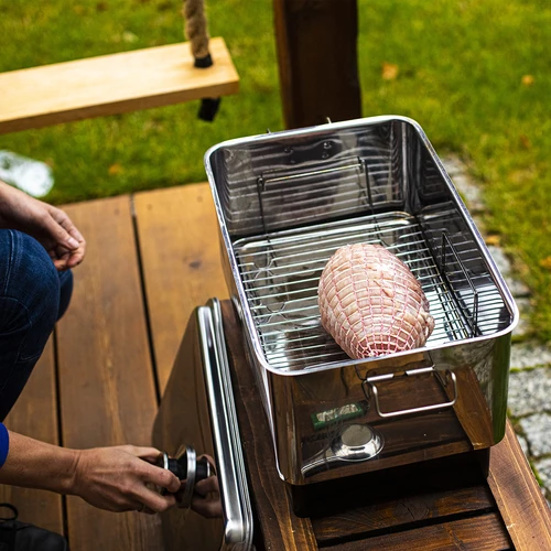 Plasă pentru mezeluri cu dimensiuni de 18 cm x 3 m, cu rezistență termică până la 220°C - 7