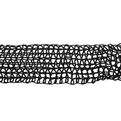 Plasă pentru mezeluri neagră cu dimensiuni de 18 cm x 5 m, cu rezistență termică până la 220°C - 2