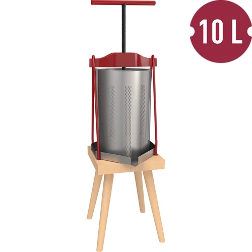 Presă cu cadru pentru fructe – cu coș metalic, capacitate 10L - 2