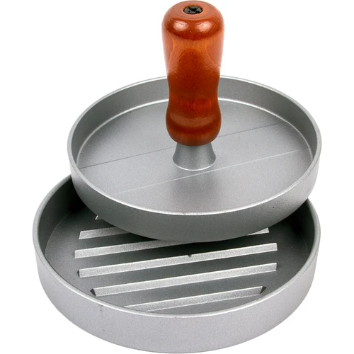 Presă pentru hamburgeri - aluminiu, diametru 12 cm