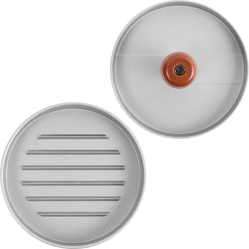 Presă pentru hamburgeri - aluminiu, diametru 12 cm - 4