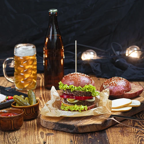 Presă pentru hamburgeri - aluminiu, diametru 12 cm - 9