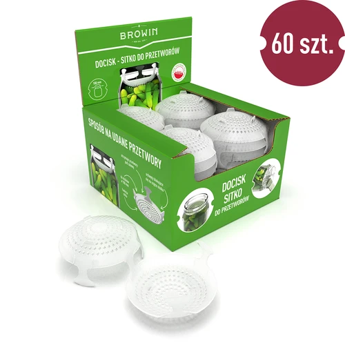 Presă - sită pentru conserve, murături și oțet - pentru borcane fi 100 - 9